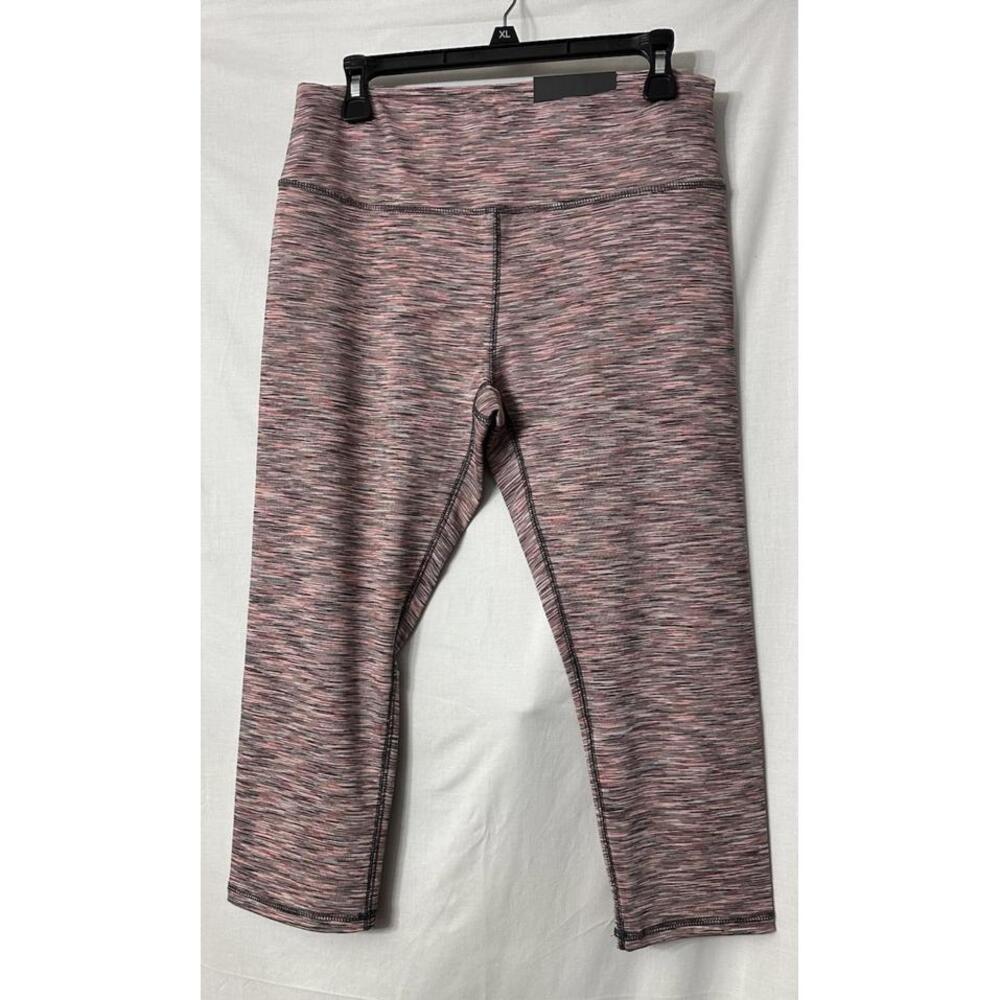 NWT RBX Womens Capri Length Multicolor Stretch Active Wear Leggings Size Large